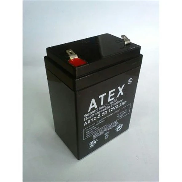 Atex AX-12V 2.2AH Dik Bakımsız Kuru Akü ürün görseli 1
