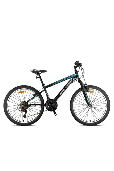 GERONI MARS Plus - 20" MTB - 10' - 7 Vites - V.B  - Siyah-Gri/Turkuaz Çocuk Bisikleti ürün görseli 1