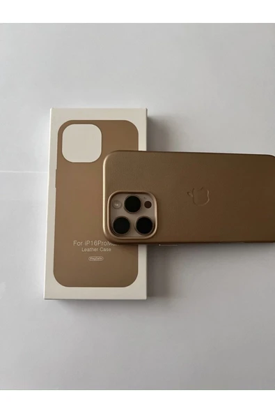 Lunex Case iPhone 16 Pro Max MagSafe Animasyonlu Deri Lansman Leather Kılıf ürün görseli 1