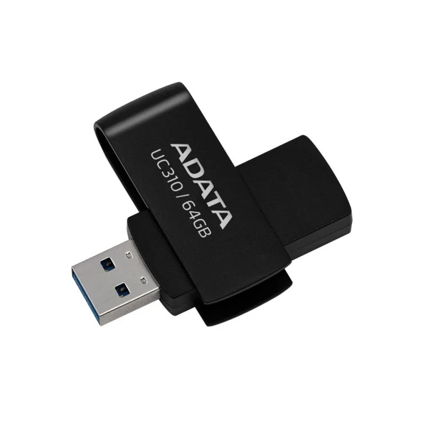 Adata UC310-64GB 64GB USB3.2 Gen1 Black Flash Bellek ürün görseli 1
