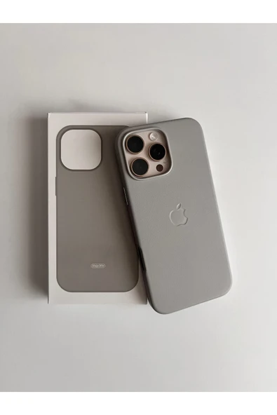 Lunex Case iPhone 16 Pro Magsafe Animasyonlu Deri Lansman Leather Kılıf ürün görseli 1