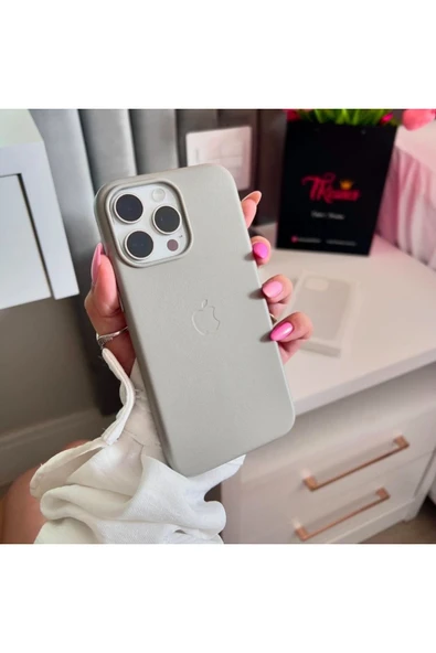 RainyFire Tech iPhone 16 Pro Magsafe Animasyonlu Deri Lansman Leather Kılıf ürün görseli 1