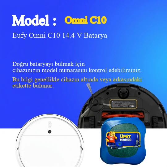 Eufy Omni C10 3500 mAh Batarya - Resim 2