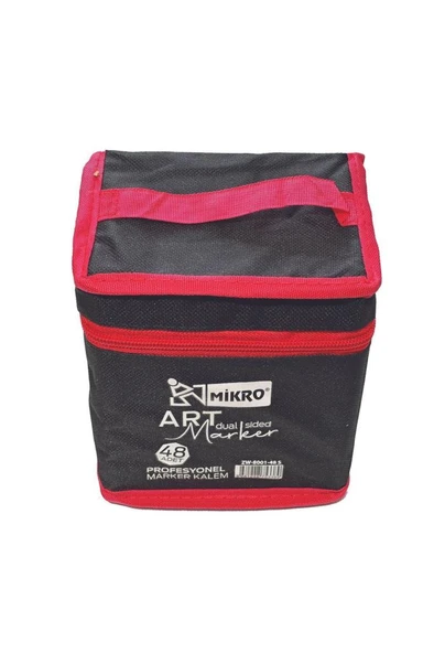 Mikro Zw-8001-48 Art Çift Tarafli Marker Çantalı  Zw8001-48S ürün görseli 1