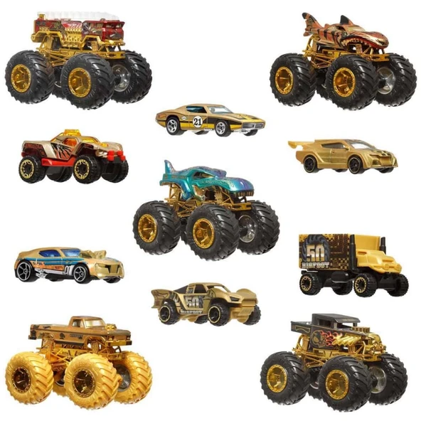 JDW07 NessiWorld  Trucks Bigfoot Trophy Şampiyonları Araba ve Kamyon Çokl ürün görseli 1