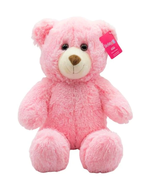 Selay Toys Pelüş Puffy Salaş Pembe Ayıcık 45 cm 1216 ürün görseli 1