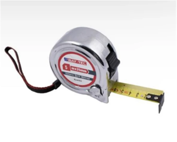 Bay-Tec Mk4147 5Mt 25MM Krom Şerit Metre ürün görseli 1