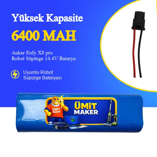 Anker Eufy X8 pro Robot Süpürge 6400 mAh Batarya ürün görseli 1