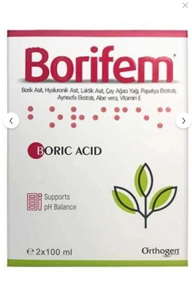 Orthogen Borifem Vajinal Duş 200 ml ürün görseli 1