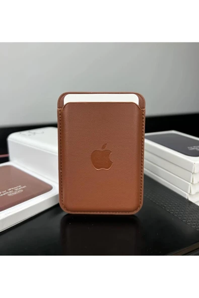 RainyFire Tech MagSafe Animasyonlu Orijinal Deri Cüzdan Tüm Modellerle Uyumlu ürün görseli 1