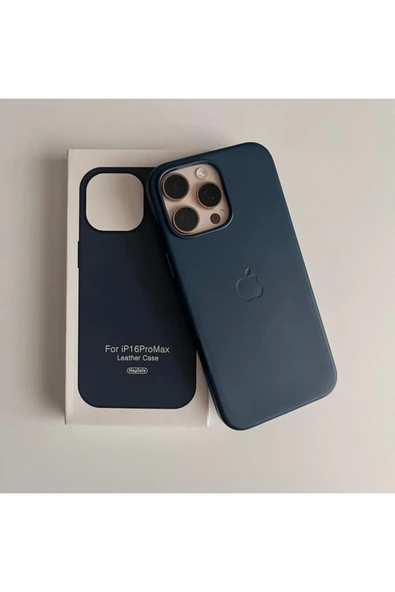 RainyFire Tech iPhone 15 Pro Max Magsafe Animasyonlu Deri Lansman Leather Kılıf ürün görseli 1