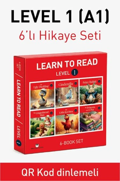 Level 1 İngilizce Hikaye Seti (6 Kitap) ürün görseli 1