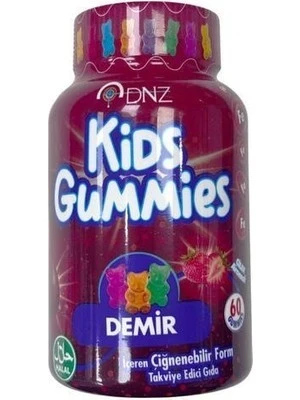 DNZ Kids Demir 60 Gummies ürün görseli 1