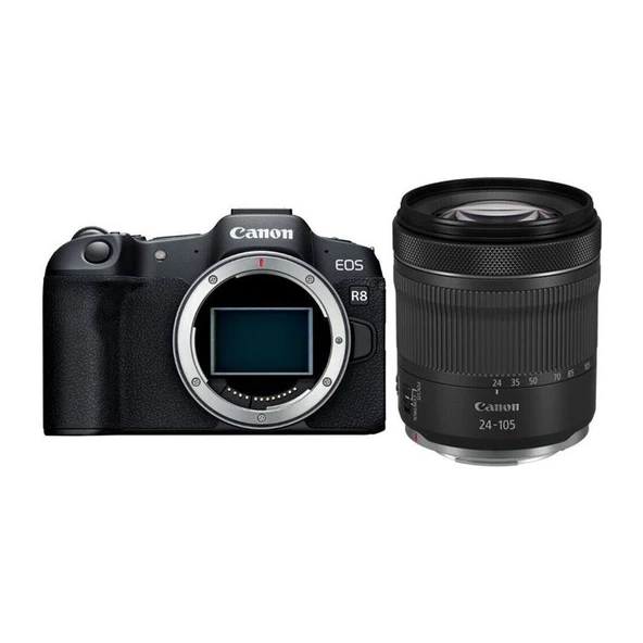 Eos R8 Rf 24-105MM F/4-7.1 Is Stm Lens Kit / Ithalatçı Garantili ürün görseli 1
