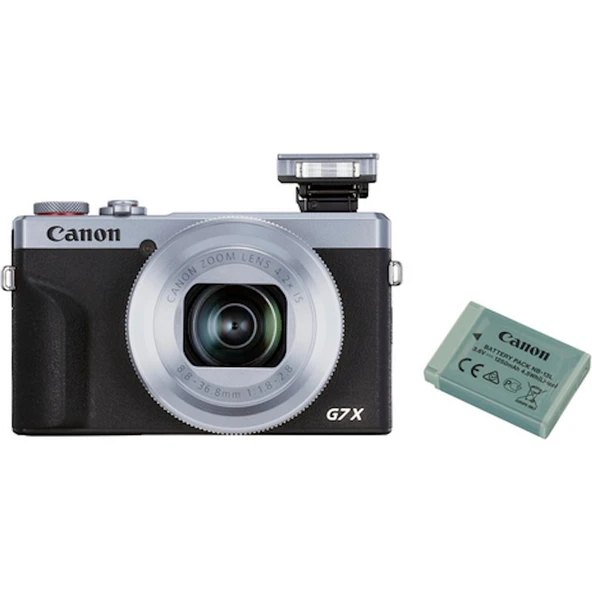 Powershot G7 x Mark Iıı Silver Ekstra Batarya Kit (Canon Euroasia Garantili) ürün görseli 1