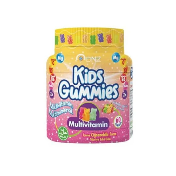 DNZ Kids Multivitamin 60 Gummies 8699956001586 ürün görseli 1
