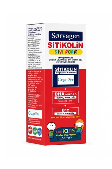 Sorvagen Kids Sitikolin ürün görseli 1