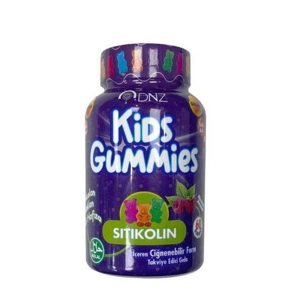DNZ Kids Sitikolin 60 Gummies 8699956001661 ürün görseli 1
