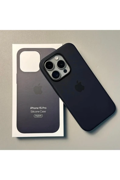 RainyFire Tech iPhone 16 MagSafe Animasyonlu Kutulu Liquid Silikon Kadife İçli Kılıf – Siyah ürün görseli 1