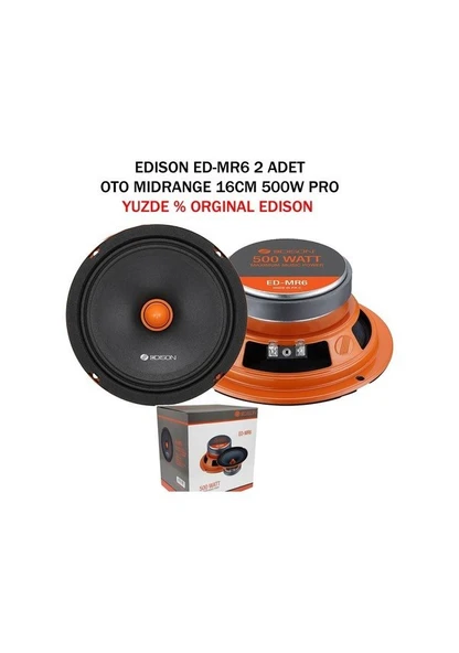 Edison Ed-Mr6 Profesyonel 16Cm Midrange Hoparlör 500Wat ürün görseli 1