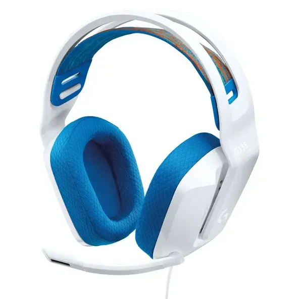 LOGITECH G G335 Kablolu Oyuncu Beyaz Kulaklığı - 981-001018 ürün görseli 1