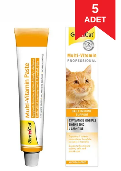 GimCat Multivitamin Kedi Macunu 20 Gr X 5 Adet ürün görseli 1