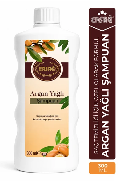 ERSAĞ Argan Yağlı Şampuan 300 ML ürün görseli 1