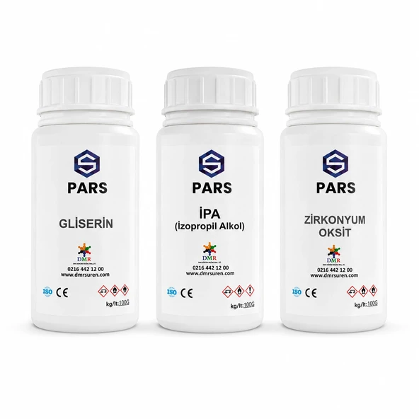 Zirkonyum Oksit + Gliserin + İpa 3’lü Mini Paket ürün görseli 1