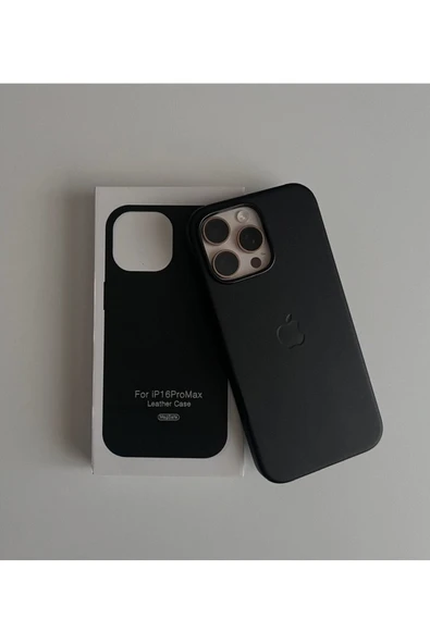 Lunex Case iPhone 16 Pro Max MagSafe Animasyonlu Deri Lansman Leather Kılıf ürün görseli 1