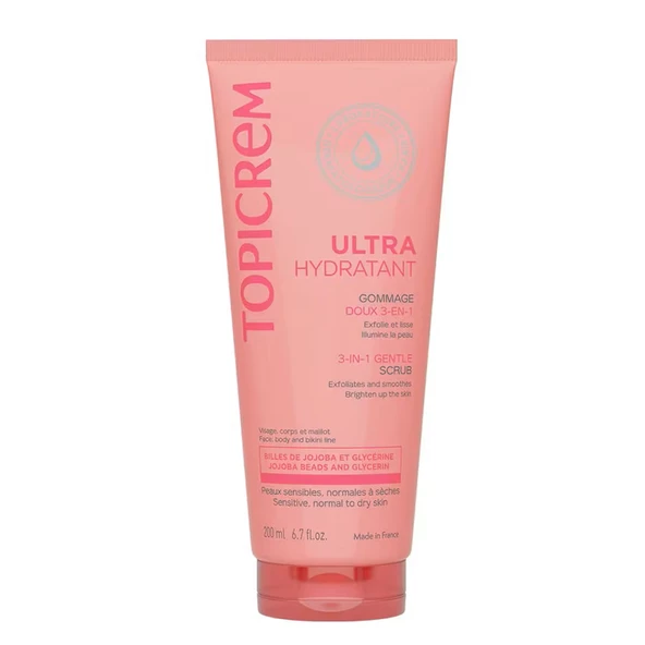 Topicrem Ultra Hydrant 3-In-1 Gentle Scrub Peeling 200 ml ürün görseli 1