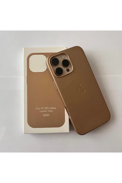 RainyFire Tech iPhone 16 Magsafe Animasyonlu Deri Lansman Leather Kılıf ürün görseli 1