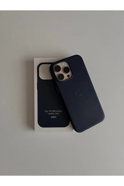 Lunex Case iPhone 16 Pro Max MagSafe Animasyonlu Deri Lansman Leather Kılıf ürün görseli 1