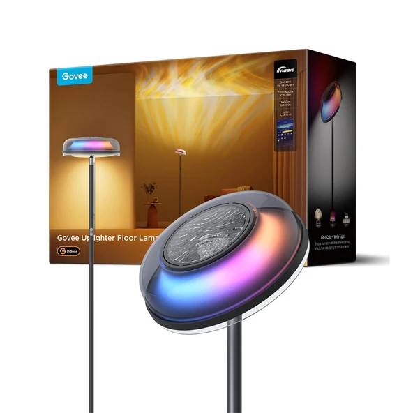 Govee RGBWW +RGBIC +WW Uplighter Köşe Lambası ürün görseli 1