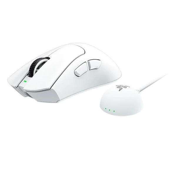 RAZER DEATHADDER V4 PRO 45000 DPI KABLOSUZ GAMING MOUSE-BEYAZ ürün görseli 1