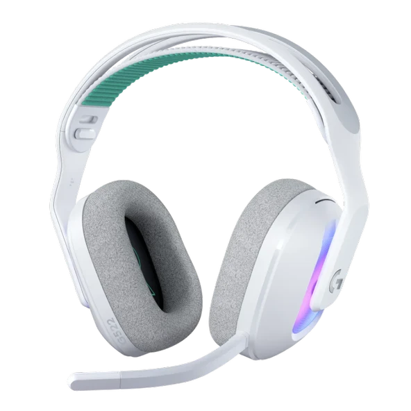Logitech G522 Lightspeed RGB DTS:X Spatial Beyaz Kablosuz Gaming Kulaklık ürün görseli 1