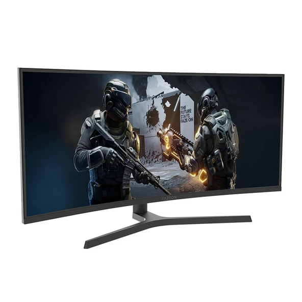 FAZEON 34" X34F180QP 0.5Ms 180Hz UWQHD KAVİSLİ VA GAMING MONITOR ürün görseli 1