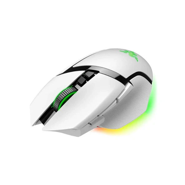 RAZER BASILISK V3 PRO 35000 DPI GAMING MOUSE-BEYAZ ürün görseli 1