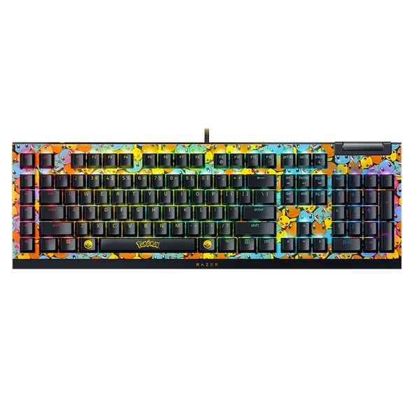 Razer BlackWidow V4 X Pokemon Edition Green Switch Kablolu Gaming Klavye ürün görseli 1