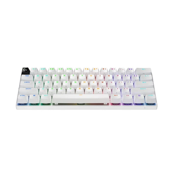 Logitech G PRO X60 LIGHTSPEED KABLOSUZ GAMING KLAVYE-BEYAZ ürün görseli 1