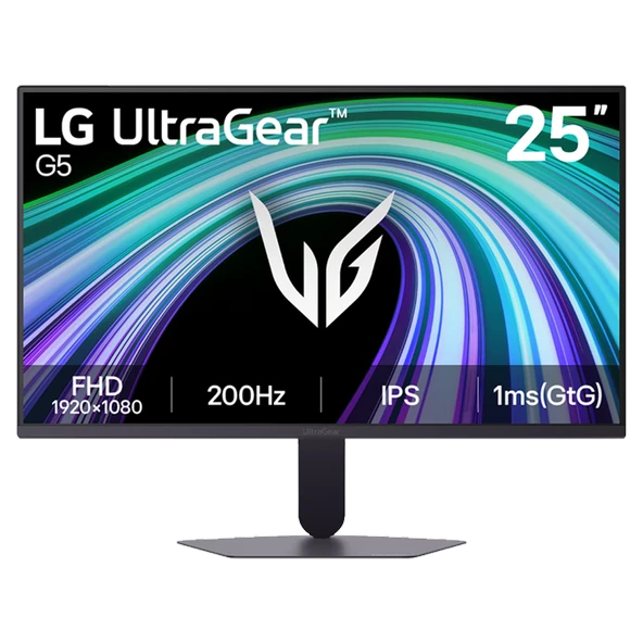 LG UltraGear 25G523B-B 25" 200Hz 1ms HDMI DP AdaptiveSync HDR10 FHD IPS Gaming Monitör ürün görseli 1