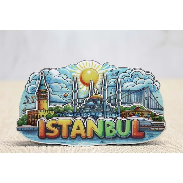 Ahşap İstanbul Temalı Magnet ürün görseli 1