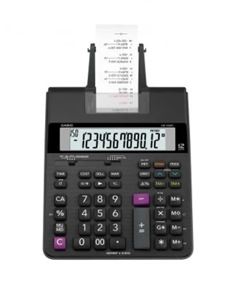 Casio HR-150RC-DC 12 Hane Şeritli Hesap Makinesi ürün görseli 1