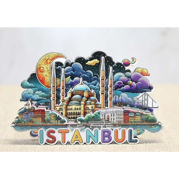 Ahşap İstanbul Temalı Magnet ürün görseli 1