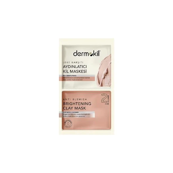 Dermokil Leke Karşıtı Aydınlatıcı Kil Maskesi 2 x 7,5 ml ürün görseli 1