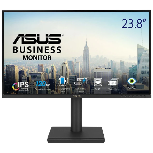 ASUS BE249CGN 23.8" 120Hz 5ms HDMI DP USB-C AdaptiveSync HDR10 Pivot FHD IPS Monitör ürün görseli 1