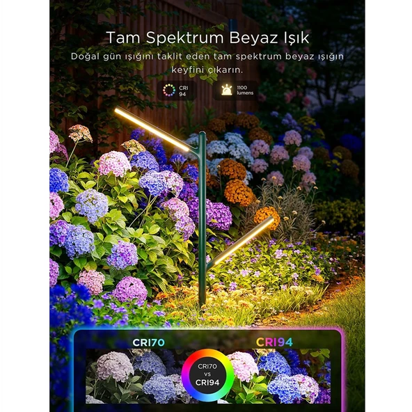 Govee 2'li Bahçe Aydınlatması - Resim 5
