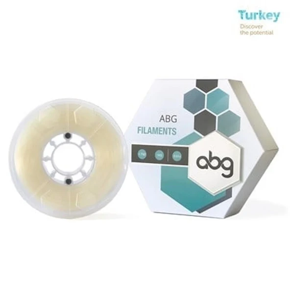 ABG ABS Natural Filament 1.75mm 1kg ürün görseli 1