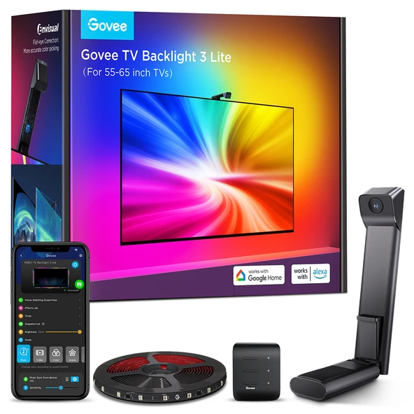GOVEE ENVISUAL T3 55-65 inç TV Arkası LED Ambiyans Aydınlatma ürün görseli 1