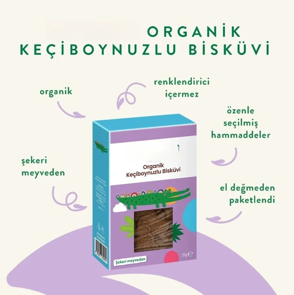 Keçiboynuzlu Bisküvi 55gr - Resim 3