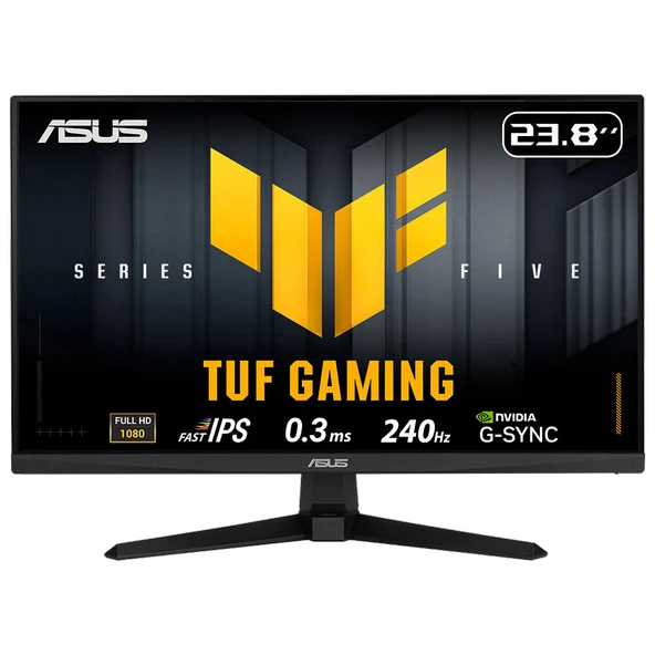 ASUS TUF GAMING VG249QM5A 23.8" 240Hz 0.3ms HDMI DP G-Sync FreeSync Premium FHD Fast IPS Gaming Monitör ürün görseli 1